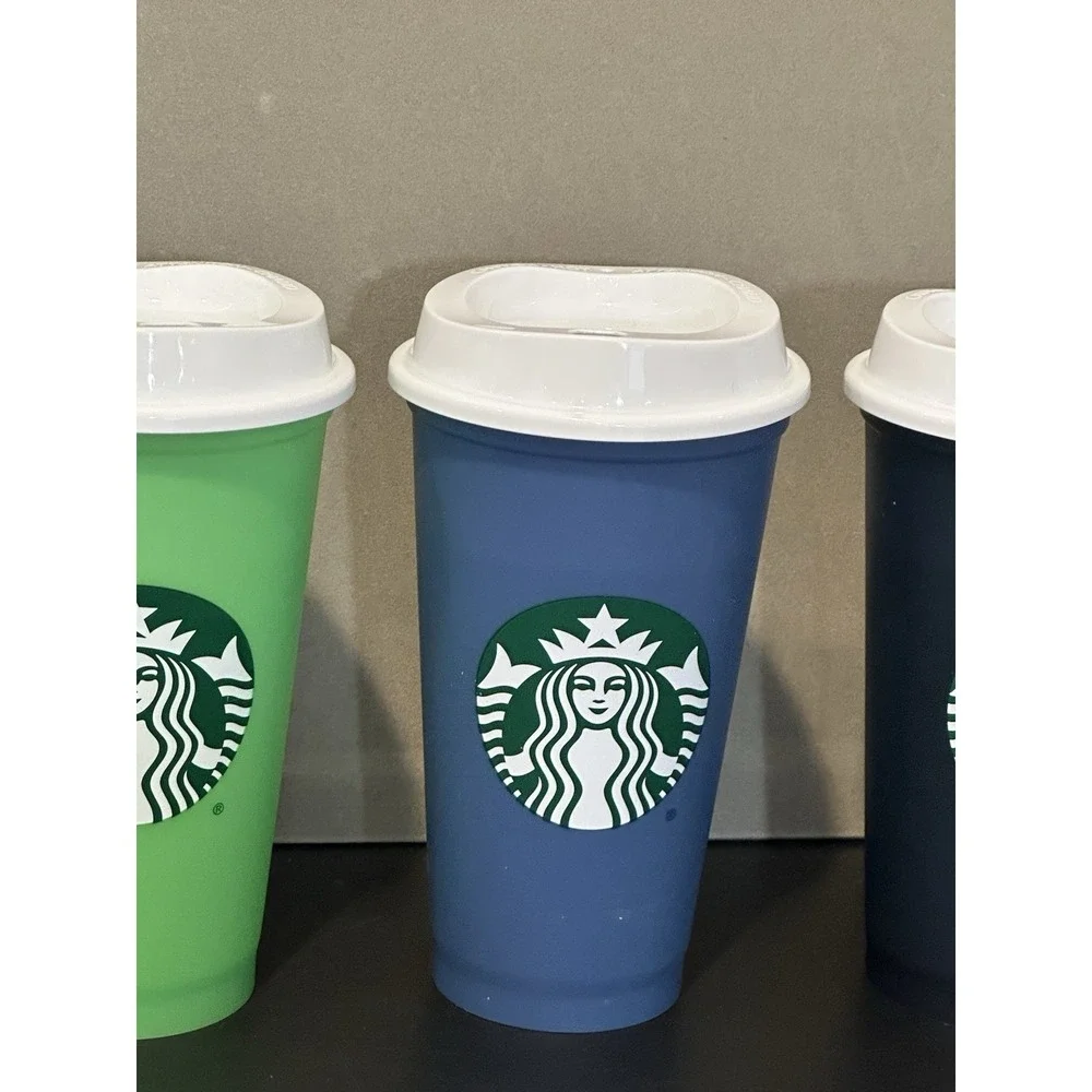 starbucks color changing cups Lot Of 3 ( New Open Box‎ )